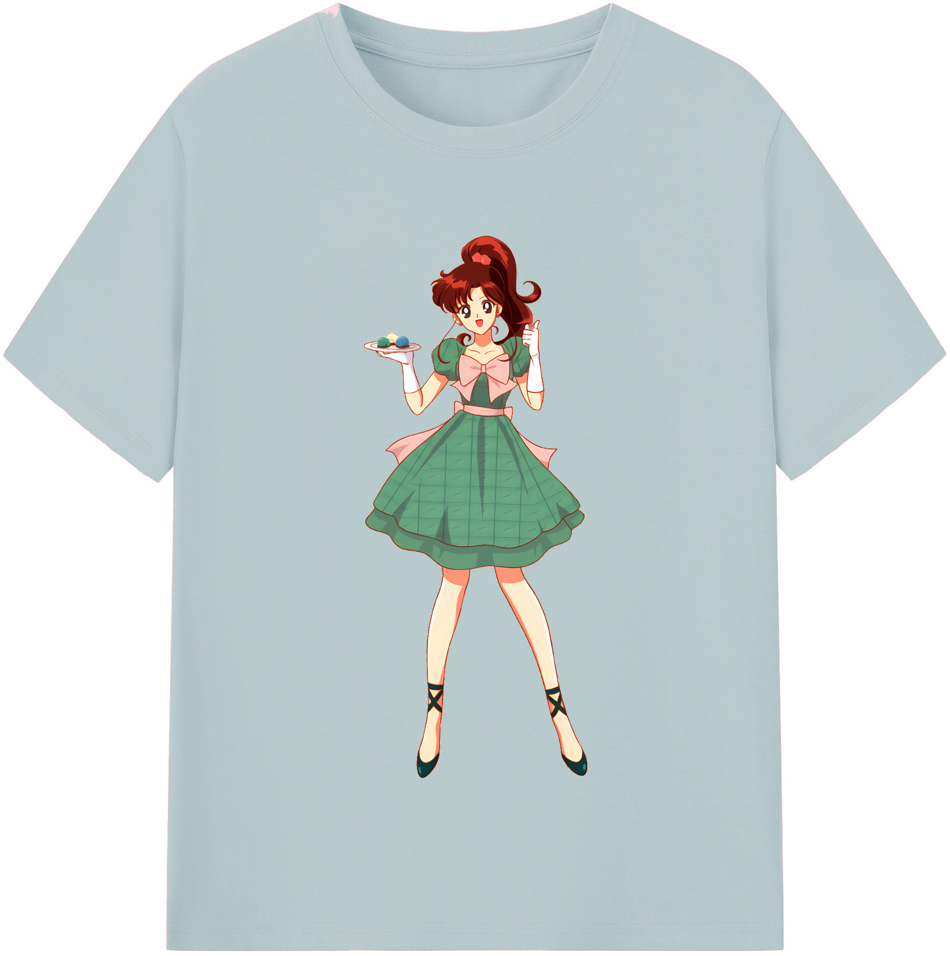 （画像用） 美少女戦士セーラームーン 木野 まこと きの まこと Sailor Moon Kino Makoto （セーラージュピター；Sailor Jupiter） 綿100％半袖Tシャツ（フロントプリント）